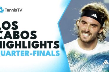 De Minaur Battles Paul; Tsitsipas & Coric Feature | Los Cabos Quarter-Finals Highlights