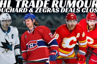 NHL Trade Rumours - Habs, Flames, Sharks + Ducks Sign Stalock & Bouchard & Zegras Deals Close?