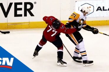 Evgeni Malkin Gets Ejected After Brutal Hit To T.J. Oshie's Head