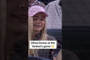 Livvy Dunne at Yankees Stadium 👏 | #shorts