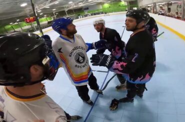 DIRTY HIT LEADS TO A FIGHT *GOPRO HOCKEY*