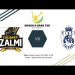 2023 Smash N Grab T20 Cricket Tournament - Kings XI Calgary Vs Zalmi Lions