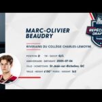 2021 QMJHL Draft | Prospect Profile: Marc-Olivier Beaudry