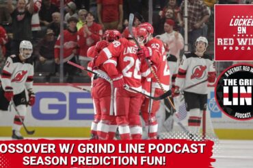 2024 Detroit Red Wings Season Prediction Fun! | Crossover W/ the Grind Line Podcast