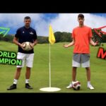 I challenged the NUMBER 1 Ranked FOOTGOLF Player to a Game without practice