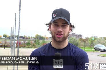 OHL - Cambridge's Keegan McMullen gearing up for his 2nd season in Peterborough