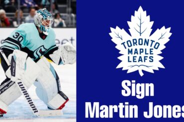 Toronto Maple Leafs sign Martin Jones