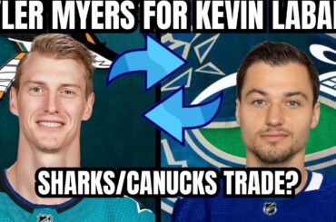 Tyler Myers Trade for Kevin Labanc? San Jose Sharks/Vancouver Canucks Trade Rumours | NHL News 2023