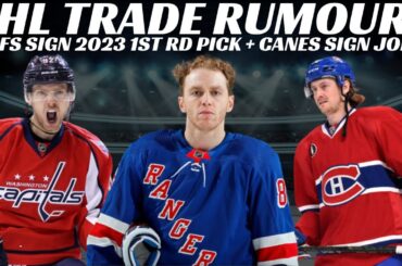 NHL Trade Rumours - Habs, Wild, Caps & Preds, Leafs Sign Cowan & Canes Sign Jones