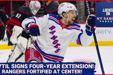 Filip Chytil signs a four-year extension with the New York Rangers!!