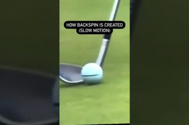 THIS Is How Backspin is Created! 🤯 Golf Swing Tips #shorts