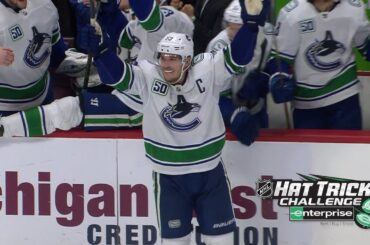 Bo Horvat notches first career hat trick