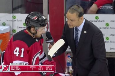 What Did Mikey McLeod Work On In the Minors? | New Jersey Devils Gamenight