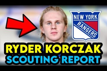 How Good Is New York Rangers PROSPECT Ryder Korczak! | Scouting Report