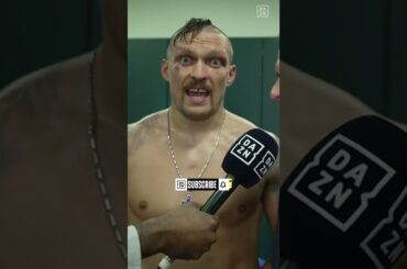 OLEKSANDR USYK CALLS OUT TYSON FURY 👀 #shorts