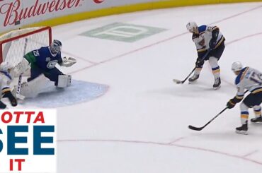 GOTTA SEE IT: Jaden Scwartz Scores Overtime Winner For Blues After Canucks Give Up 3 on 0