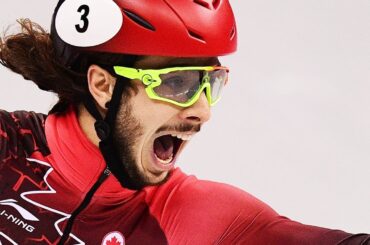 Samuel Girard Wins Gold, Receives Medal in 1,000 Short Track | Pyeongchang 2018