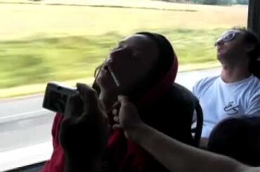 Never fall asleep in the skate van ... Bobby Worrest & Mike Anderson Prank Josh Matthews