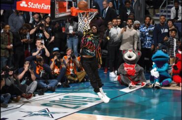 J. Cole Missed A Dunk After Dennis Smith Jr. In 2019 AT&T Slam Dunk Contest | All-Star Weekend