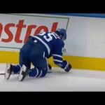 #Leafs Ilya Mikheyev injured on this play