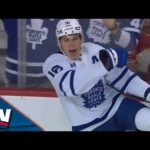 Maple Leafs' Mitch Marner Outwaits Defence Before Snapping Five-Hole vs. Flames