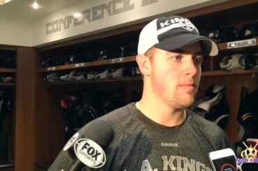 LA Kings Left Wing Tanner Pearson, October 12, 2014