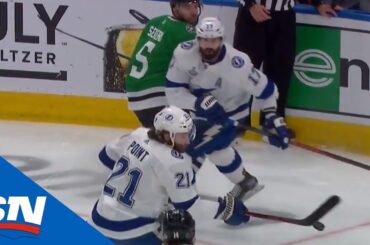 Brayden Point Bats Puck Out Of Mid-Air To Beat Khudobin