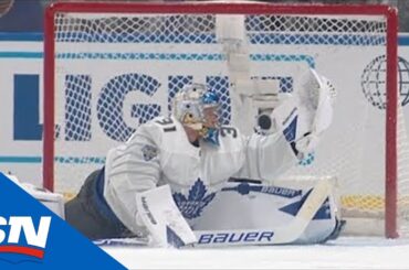 Frederik Andersen Robs Connor McDavid, Then Assists David Pastrnak's Goal