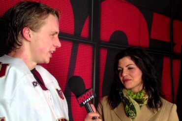 University of Denver Hockey: Juho Olkinuora's Post Game Inteview