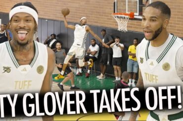 Ty Glover TAKES OFF in Drew League Playoffs! Clippers Xavier Moon Couldn't Miss!