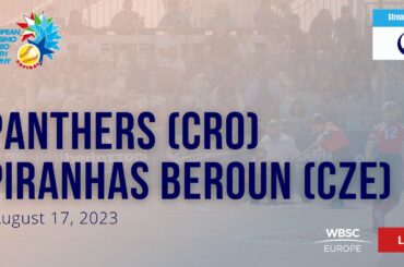 15 EMRYT Future: Softball Club Panthers (CRO) VS Piranhas Beroun (CZE)