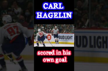 KARL HAGELIN scored in his own goal | Washington Capitals vs Minnesota Wild | NHL | Hockey #shorts