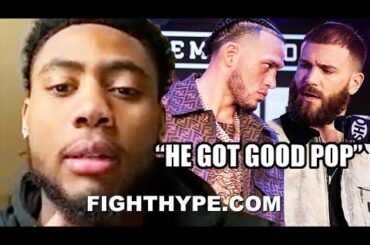 AMARI JONES, SPARRED CALEB PLANT, WARNS BENAVIDEZ ON DECEPTIVE KNOCKOUT "POP"; DESCRIBES EXPERIENCE