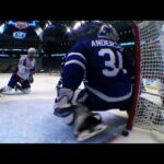 Johansson squeaks game-tying goal past Andersen