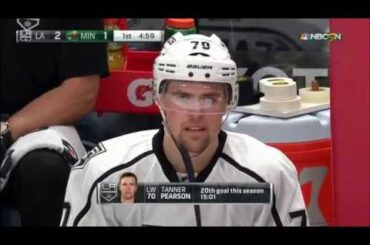 Tanner Pearson Scores on Devan Dubnyk | Kings Lead Wild 2-1