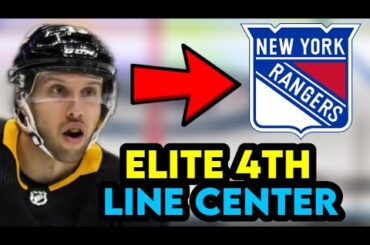 New York Rangers Signed The PERFECT 4th Line Center! WON MULTIPLE CUPS!