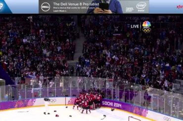 Marie-Philip Poulin OT Goal vs USA for Gold Medal