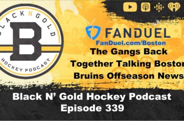 Black N' Gold Hockey Podcast Episode 339 As The Gangs Back Together Talking Boston Bruins Offseason