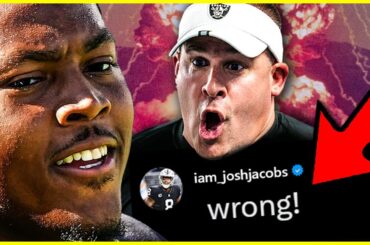 Josh Jacobs BREAKS SILENCE on Raiders Rumors!