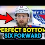 This New York Rangers Player Is The PERFECT Bottom 6 Forward!