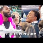 ERROL SPENCE & JARON ENNIS GO AT IT; TRADE WORDS AFTER ENNIS GETS 2ND ROUND KNOCKOUT IN FRONT OF HIM