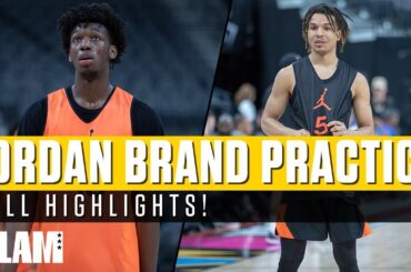 Cole Anthony & Anthony Edwards TEAM UP!? Jordan Brand Classic Practice Highlights 🔥