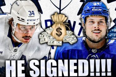 AUSTON MATTHEWS SIGNS AN EXTENSION W/ THE TORONTO MAPLE LEAFS (HUGE NHL NEWS, Re: Nylander, Marner)