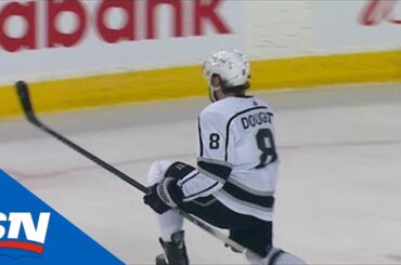 Drew Doughty Fired Up After Sniping Top Corner Against Flames