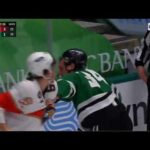 Denis Gurianov and Riley Stillman Fight | Panthers vs Stars 3-28-21