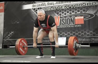 Jiří Psota - národní rekord v silovém trojboji 658 kg (M3 -105 kg)