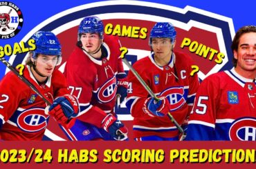 Montreal Canadiens 2023/24 Fearless Scoring Predictions