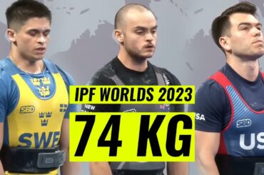 74 kg at IPF WORLDS 2023 / JOHANSSON vs MONIGATTI vs TAYLOR