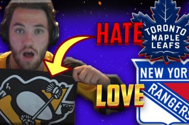 THE MOST HATED NHL TEAM IS?? Ranking My Favorite NHL Teams!?!