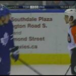 Daniel Carcillo vs Luke Schenn Sep 17, 2009